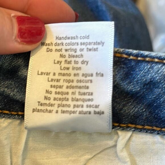 Judy Blue Lemon Patch High Waist Skinny Jeans Style 88233 size 7/28 - Picture 12 of 12